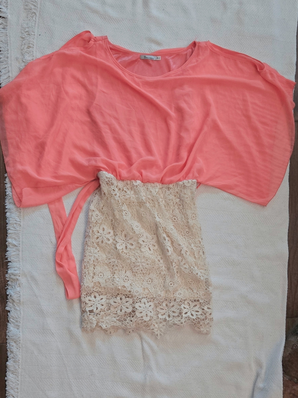 The Clothing Company Coral Pink Sleeveless Shell Top